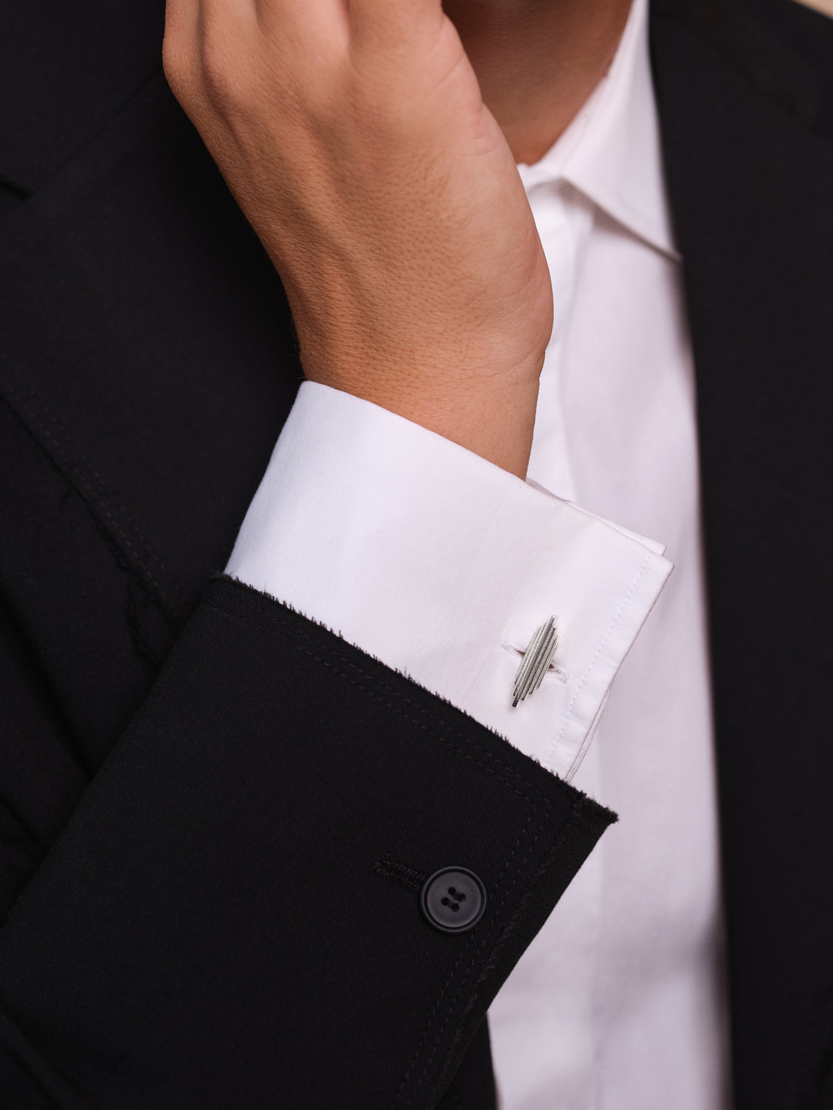 Rockefeller Cufflinks in Gold Vermeil