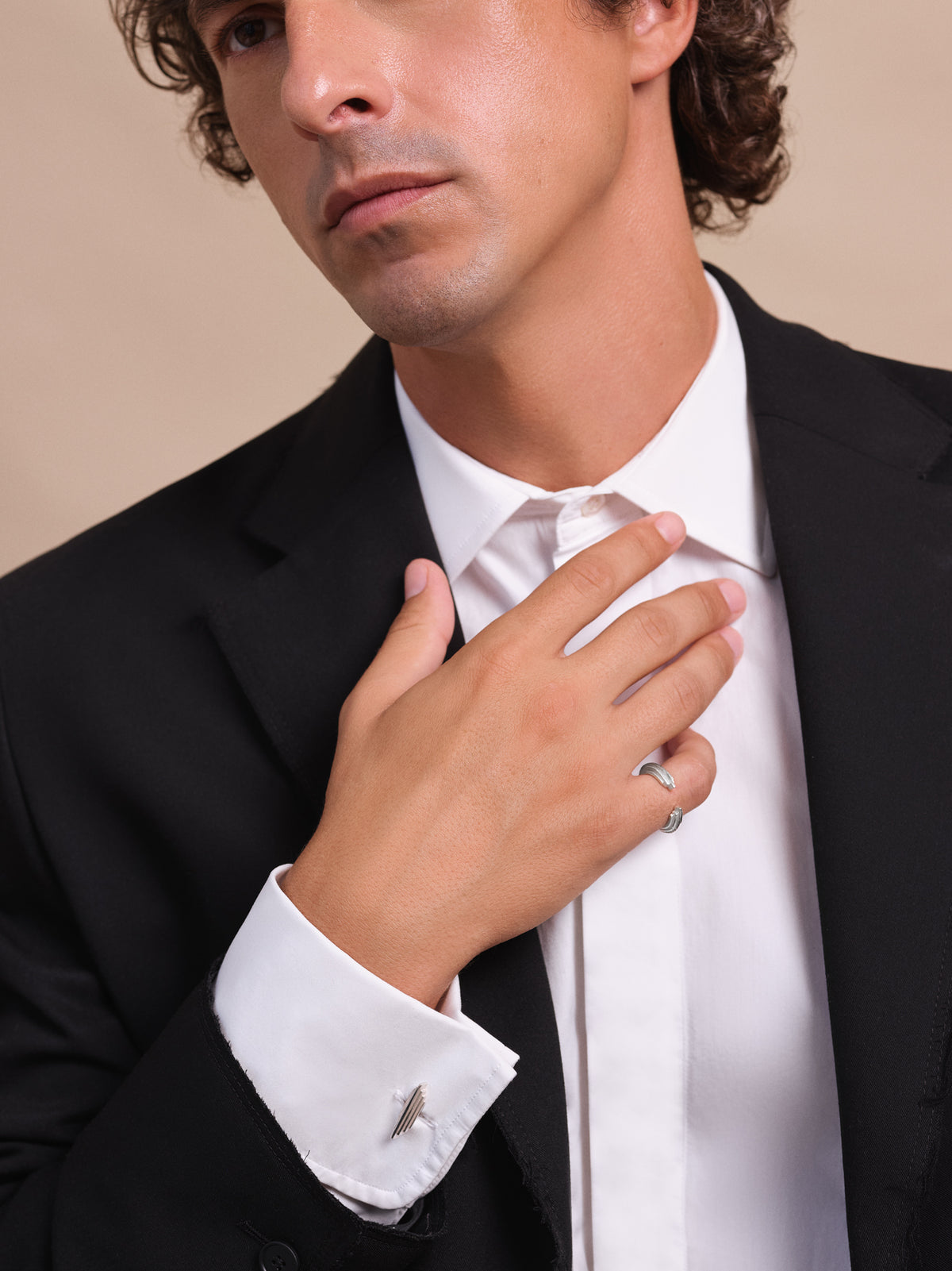 Rockefeller Cufflinks in Gold Vermeil